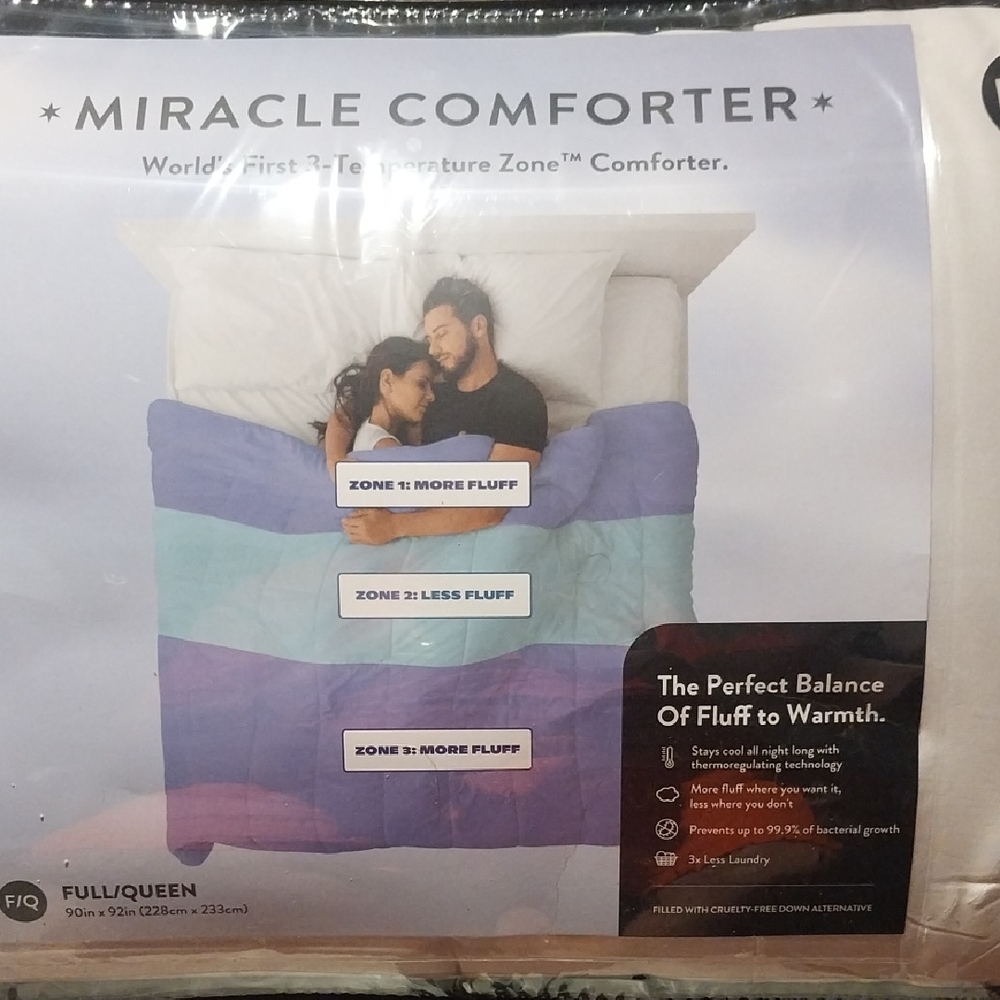 Miracle Comforter - Purple and Blue